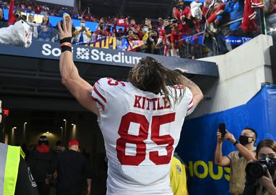 George Kittle is living his best life