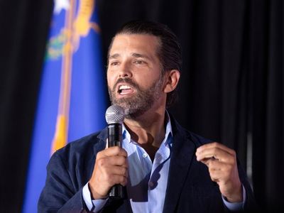 ‘Proud’ Donald Trump Jr boasts his father and ‘God’ overturned Roe v Wade