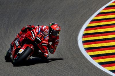 Bagnaia fastest in rain-hit Dutch MotoGP practice