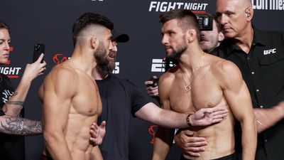 UFC on ESPN 38 faceoff highlights video, photo gallery from Las Vegas