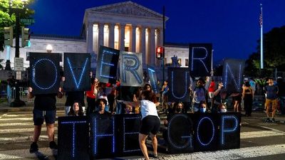 Roe v Wade updates: Protesters gather outside US Supreme Court as Joe Biden declares abortion ruling leaves 'women's lives at risk' — as it happened