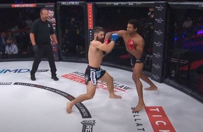 Bellator 282 video: Mandel Nallo snipes Bryce Logan with violent one-punch walkoff
