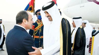 Sisi, Tamim Discuss Cooperation and Activating Arab Action