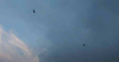 Why three huge military aircraft flew over Bristol