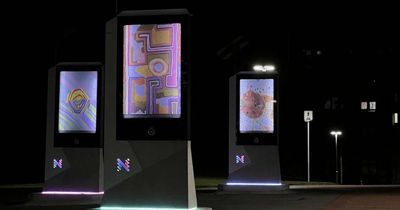 Henges lighting up city night as an 'innovative' way to make public spaces safer