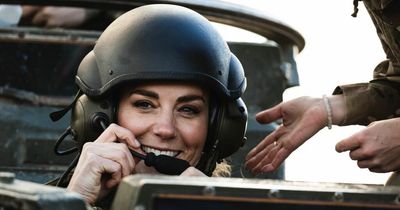 Kate Middleton sits in tank in new pics to mark Armed Forces Day