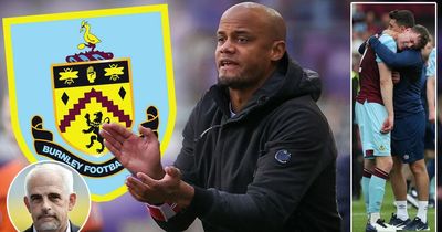 Vincent Kompany says Burnley set-up "10 times better" than Man City when he joined