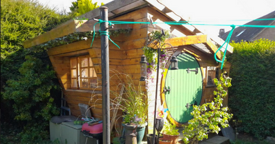 Edinburgh man builds incredible Hobbit-themed shed from scratch in back garden