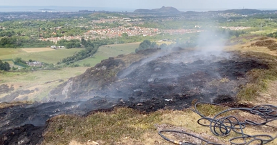 Edinburgh Pentlands catch fire as emergency crews race to put out BBQ blaze