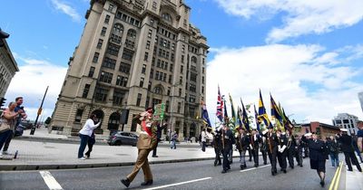 Armed Forces Day parade in Liverpool sees services personnel and veterans take to the streets