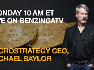 EXCLUSIVE: MicroStrategy CEO Michael Saylor Joins Benzinga Live Monday To Talk The Future Of Bitcoin
