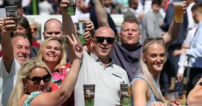 Thousands of people enjoy the summer sunshine during Plate Day at Newcastle Racecourse