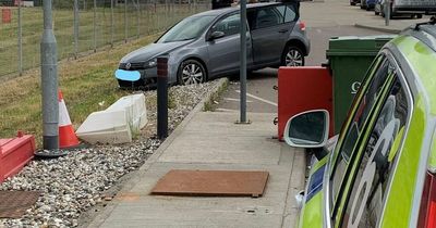 Driver ends up stuck in barrier after trying to dodge Stansted Airport parking bill