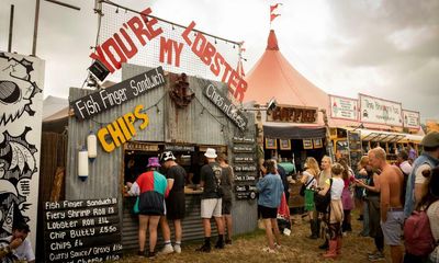 A celebration defying inflation: Glastonbury fans splash out on a party