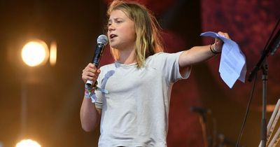 Greta Thunberg calls out ‘lying’ political leaders at surprise Glastonbury appearance