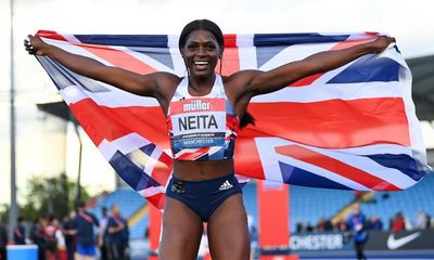 Neita and Azu upset favourites to win 100m finals at UK Championships