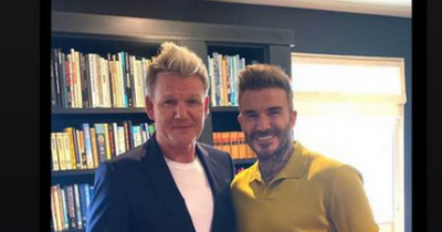 Gordon Ramsay and David Beckham reunite for catch up at Goodwood Festival of Speed
