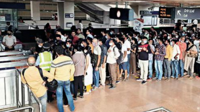 Bengaluru: Ikea a big draw, Nagasandra Metro station packed
