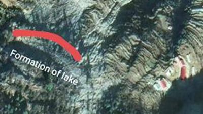 Uttarakhand: 1 km-long lake formed near Pindari glacier due to landslides
