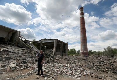 Russia strikes Kyiv residential neighbourhood ahead of G7 summit