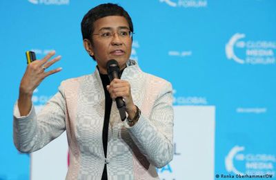 Philippine Nobel laureate Maria Ressa: Journalism is 'at an existential moment'