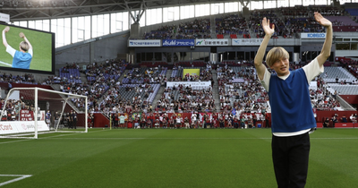 Kyogo earns rock star ovation as Celtic star rounds off Vissel Kobe homecoming in style