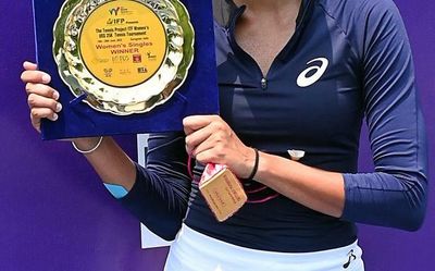 ITF women’s tennis | Karman Kaur Thandi claims crown