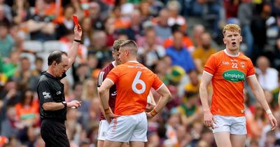 GAA fans divided on red card decision during Armagh v Galway in All-Ireland quarter-final