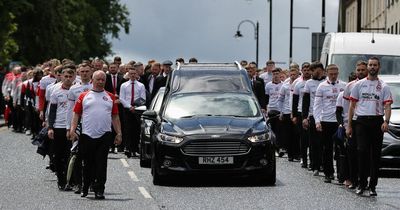 Damian Casey remembered as 'inspirational leader' and 'absolute gentleman' at funeral