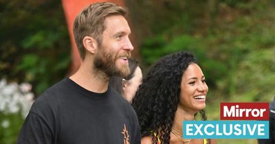 Loved-up Calvin Harris and Vick Hope spotted at Glastonbury after surprise engagement