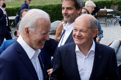 'Kindred spirits' Biden, Scholz work to heal U.S.-German ties