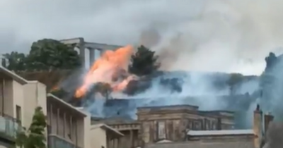 Huge fire breaks out in Edinburgh city centre as emergency crews race to blaze