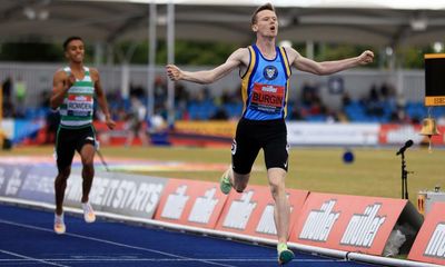 Max Burgin storms home to win 800m men’s final at UK Championships