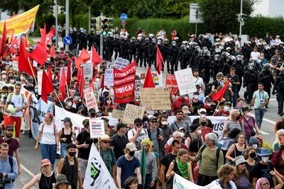 Hundreds protest for climate justice as G7 leaders meet in Bavaria