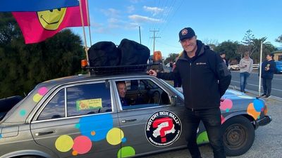 Mystery Box Rally underway from Eyre Peninsula to raise money for cancer research