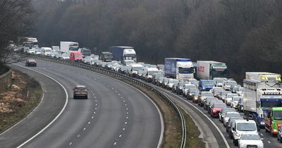 M6, M53, M56 and M57 told of 'delays' as motorways close