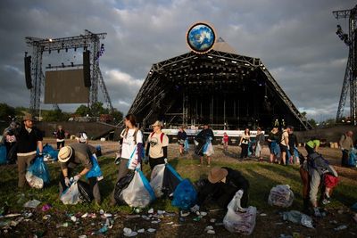 Glastonbury clean-up begins following Kendrick Lamar’s powerful closing set