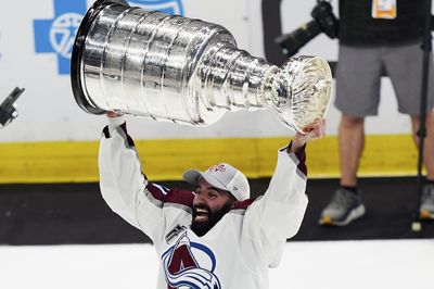 The Colorado Avalanche wins its first Stanley Cup in 21 years