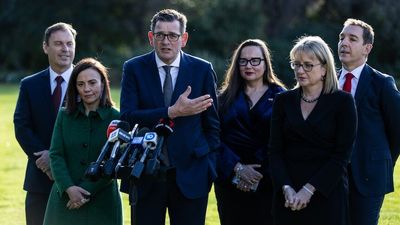 Victoria's transformed frontbench sworn in after Labor's major pre-election shake-up