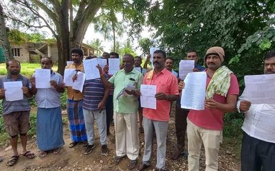 Farmers worried about losing land for stocking sand, which went ‘missing’ after being ‘seized’