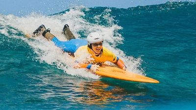 Adaptive surfing competitor Chloe Murnane a placegetter in Hawaii competition