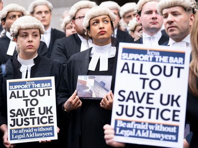 Barristers strike disrupts courts across country as staff take action over legal aid funding