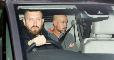 Erik ten Hag and Steve McClaren arrive at Man Utd training ground as new era begins