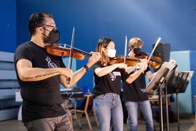 Street Symphony plays in harmony with Skid Row's 'sacred spaces'