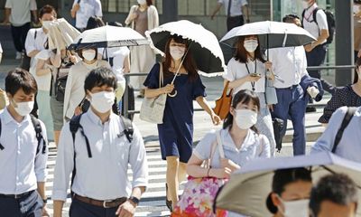 Weather tracker: Japan swelters as ‘heat dome’ pushes up temperatures