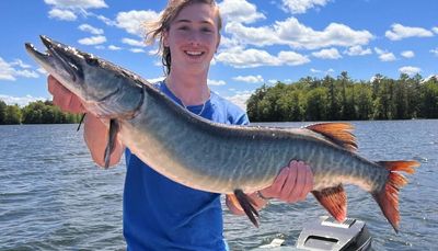 A first muskie of 50 inches? Good learning habits in muskie fishing pay off for a 15-year-old