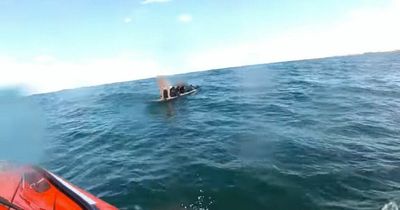 Dramatic Edinburgh Firth of Forth rescue video shows RNLI save paddle boarders drifting out to sea