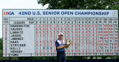 How much money did Padraig Harrington win? The prize money for the US Senior Open