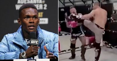 Israel Adesanya hits out at UFC rival for "hurting" teammates in sparring