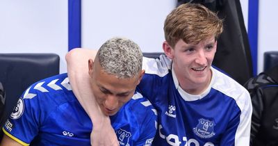 Anthony Gordon has already delivered verdict on Everton future as Tottenham 'eye' double transfer deal
